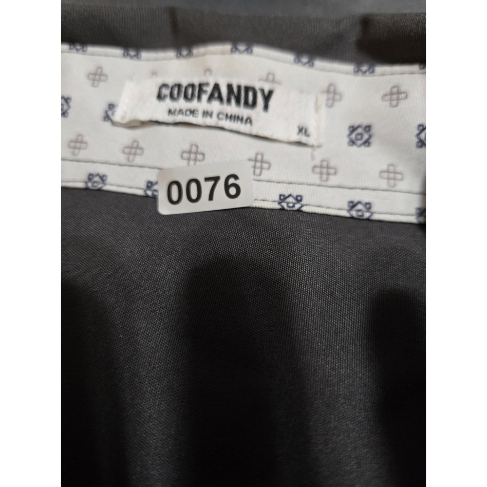 Coolfandy Long Sleeve Button Down Shirt ‎ XL Reverse Cuffs